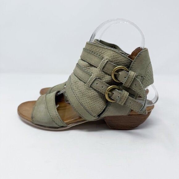 Miz Mooz Sage Green	Leather Sandals Women's Size EU 36/US Size 5.5-6 EUC - Picture 3 of 9